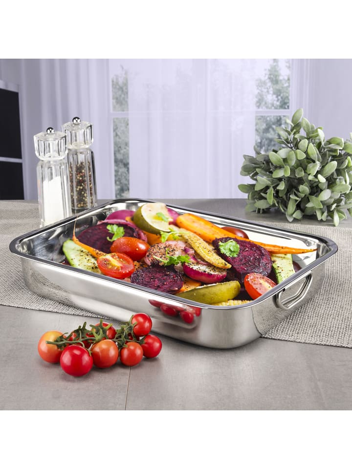 Chefware Edelstahl-Auflaufform - (L)37 x (B)28 cm günstig kaufen onesize