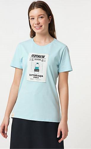 SOMWR T-Shirt T-Shirt With Square Slim Straw Print
