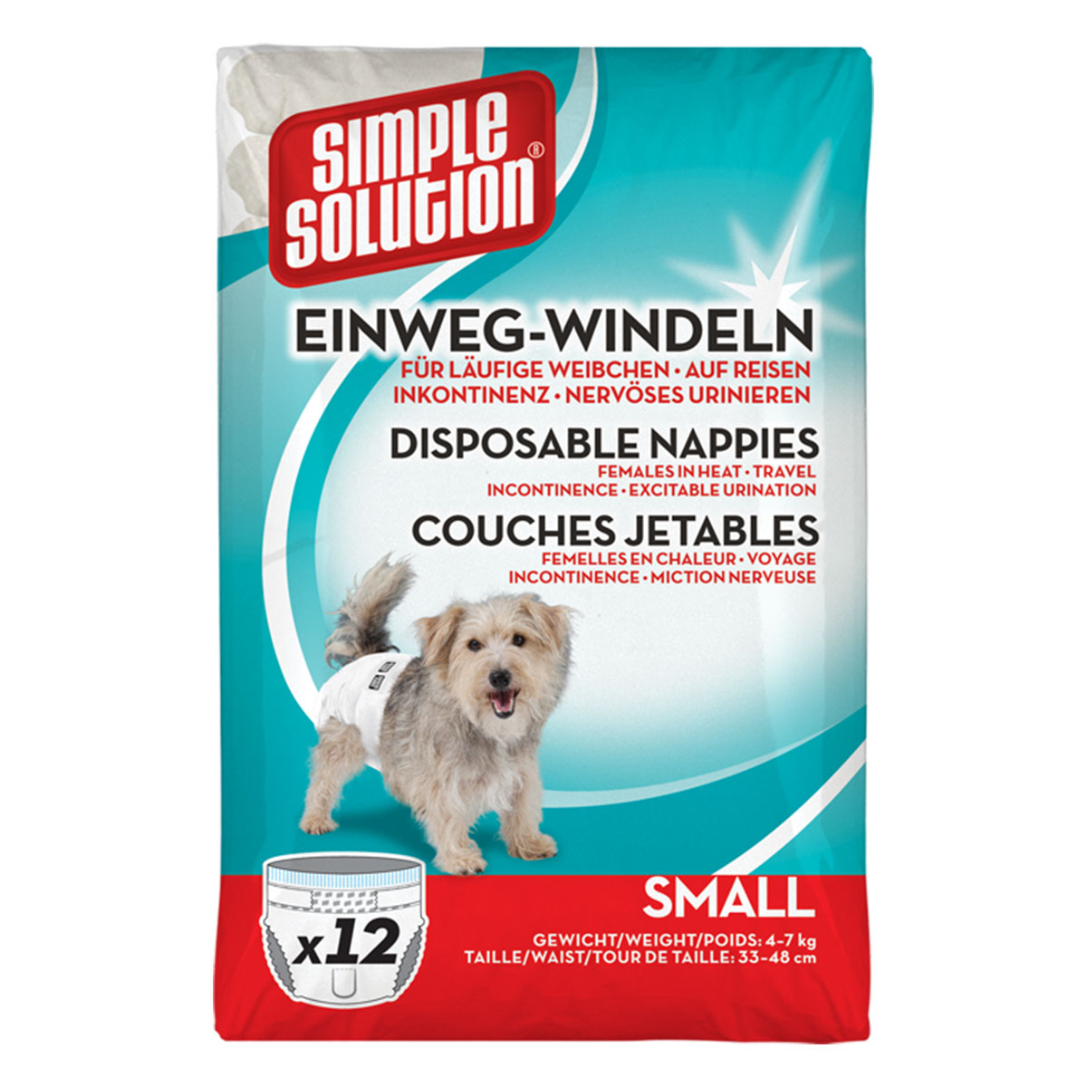 Simple Solution Einweg-Windeln 12 Stück kaufen bei ZooRoyal