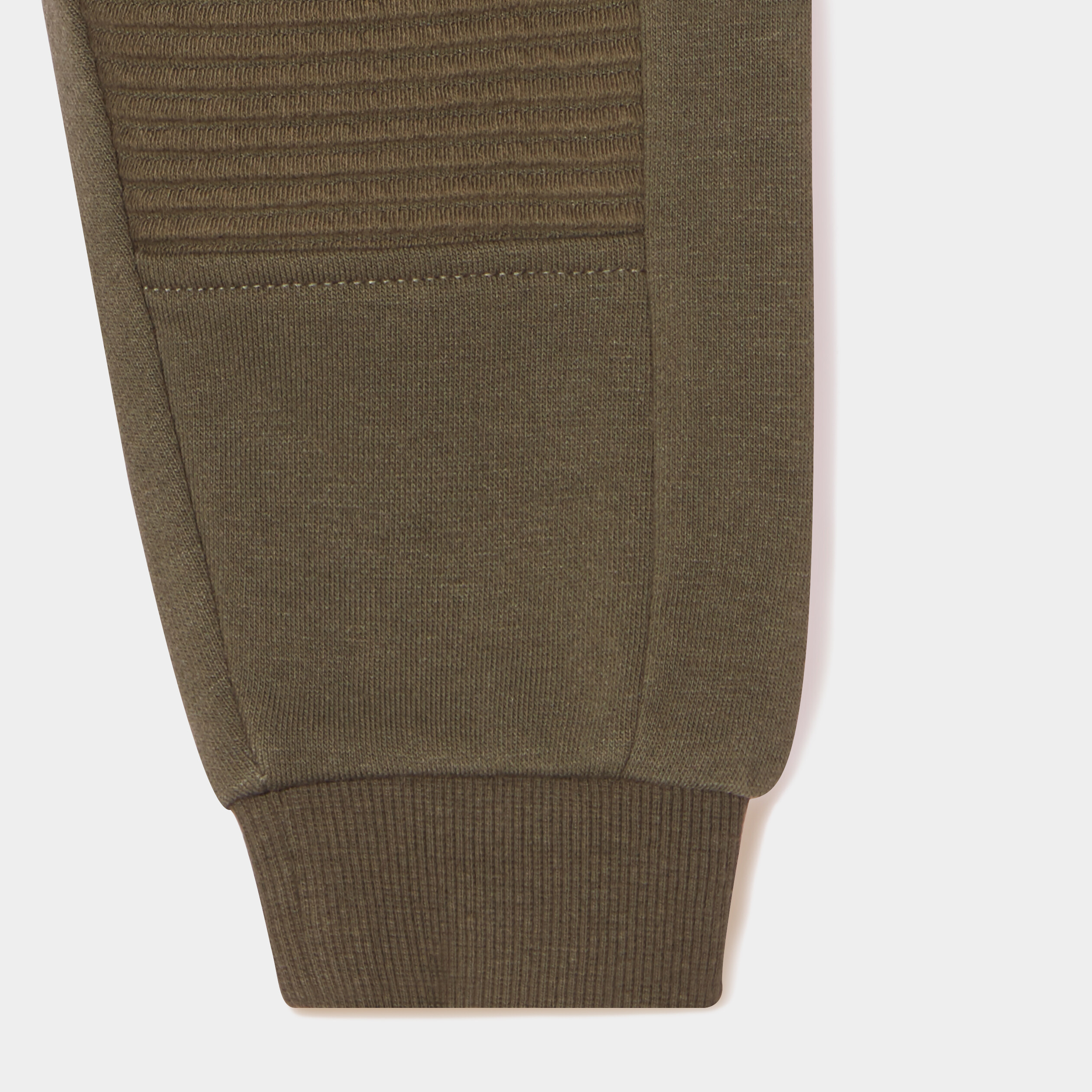 Jogging molleton taille élastiquée vert kaki bébé garçon | La Halle