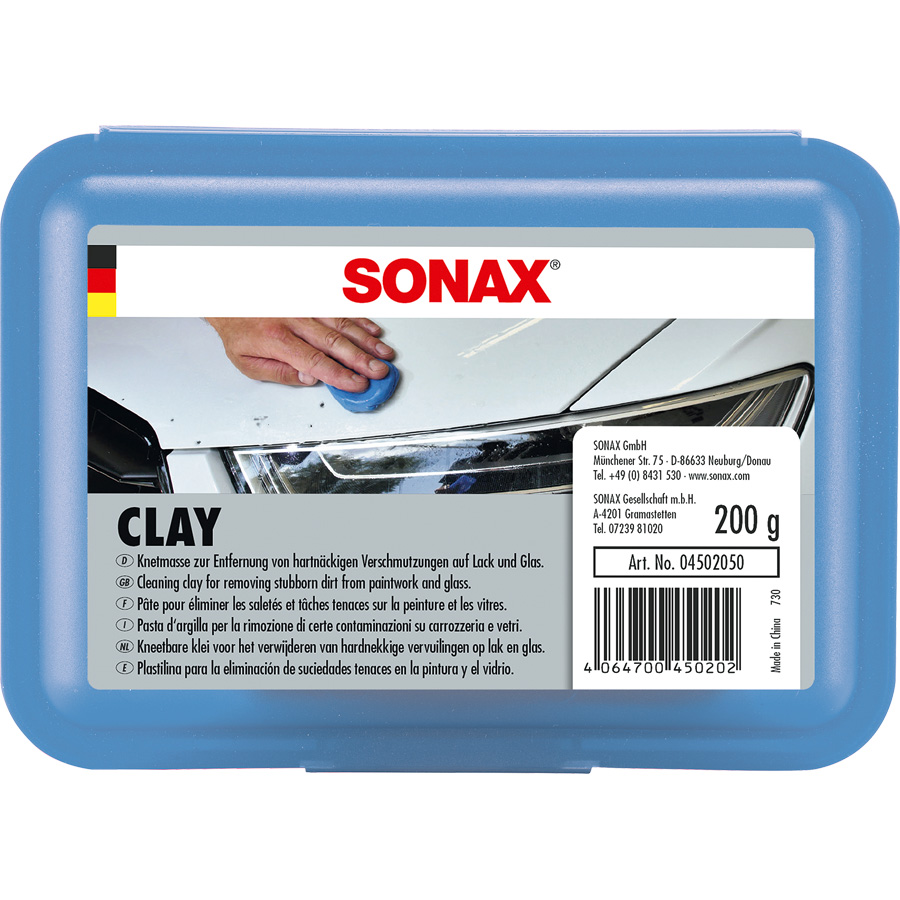 SONAX 450205 Clay blau Lackpeeling 200g (ReinigungsKnetmasse) 200 g - ATU