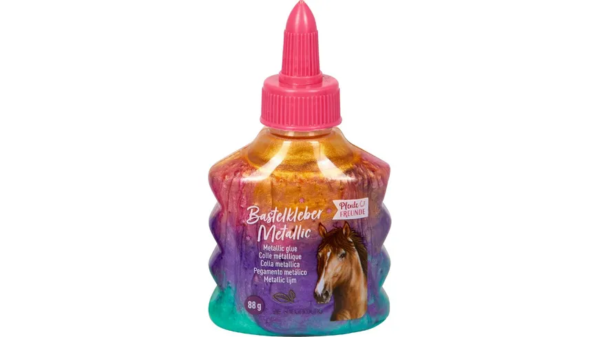 Die Spiegelburg - Bastelkleber Metallic - Pferdefreunde