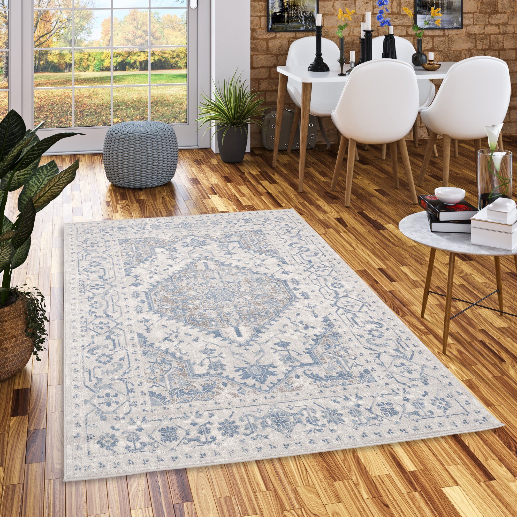 Orientteppich Designer Teppich Moderne Orient Vintage Klassik, Pergamon, Rechteckig, Höhe: 5 mm