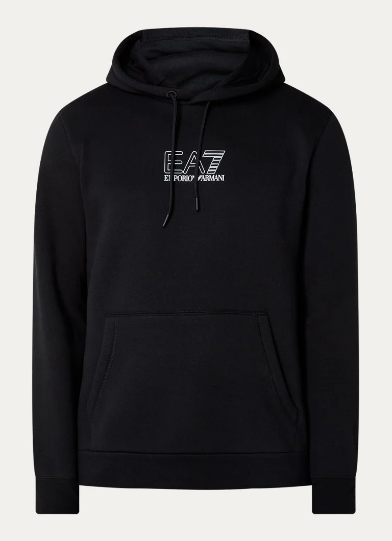 Bluza z kapturem z logo Emporio Armani