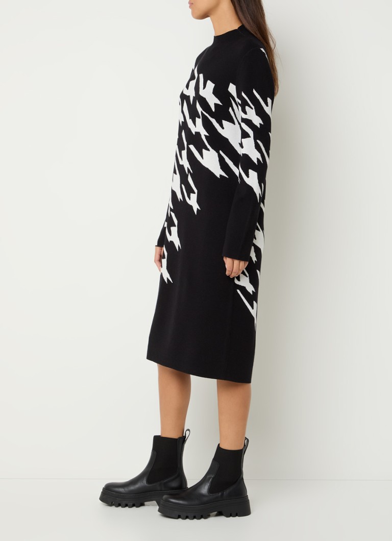 Abito midi in maglia fine stampata di Gerry Weber