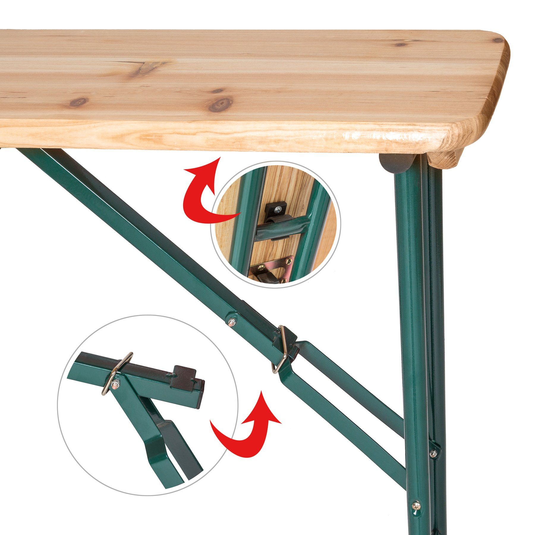 tectake Stehtisch Quattro (1-St., 1 tlg)