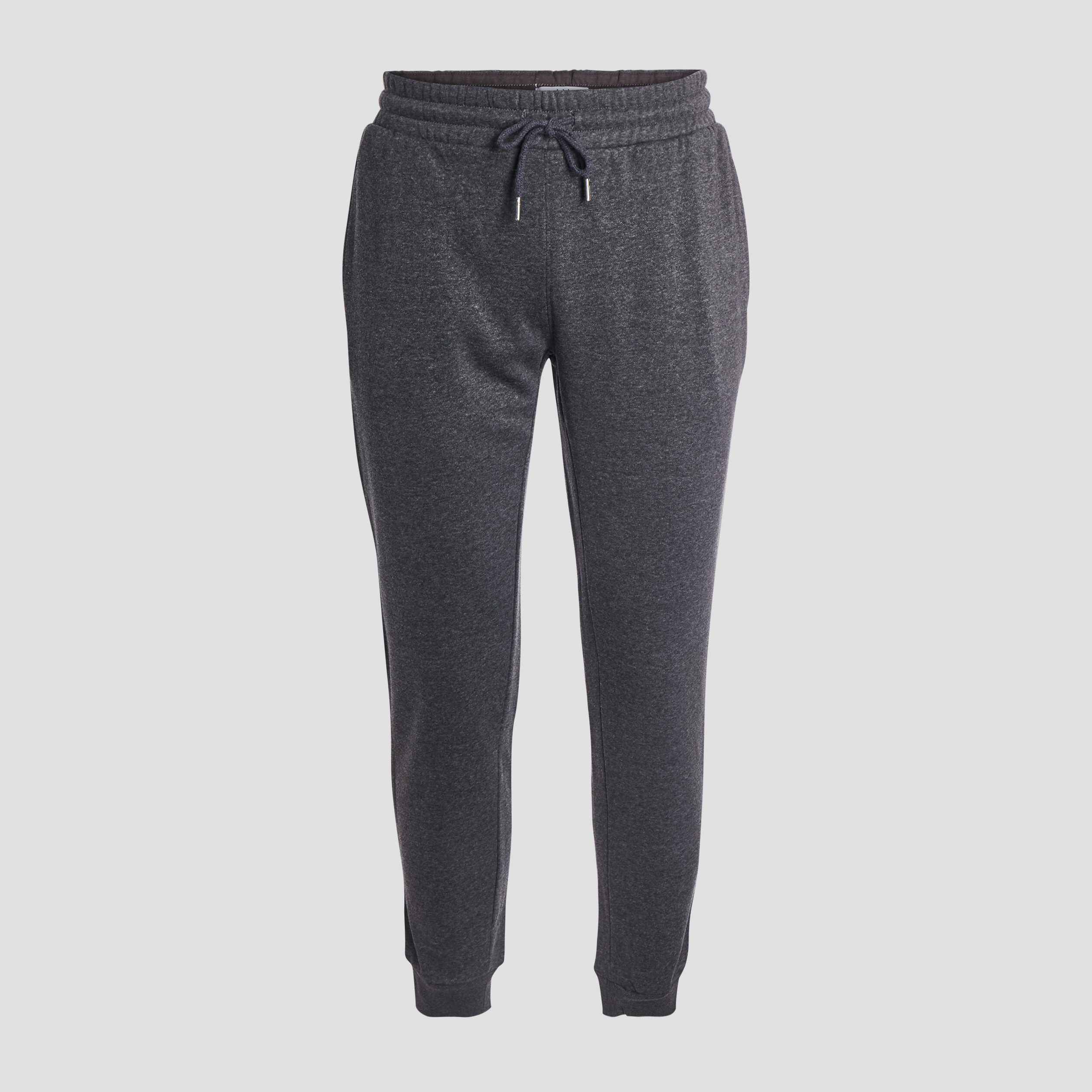 Jogging droit molleton gris foncé homme | La Halle
