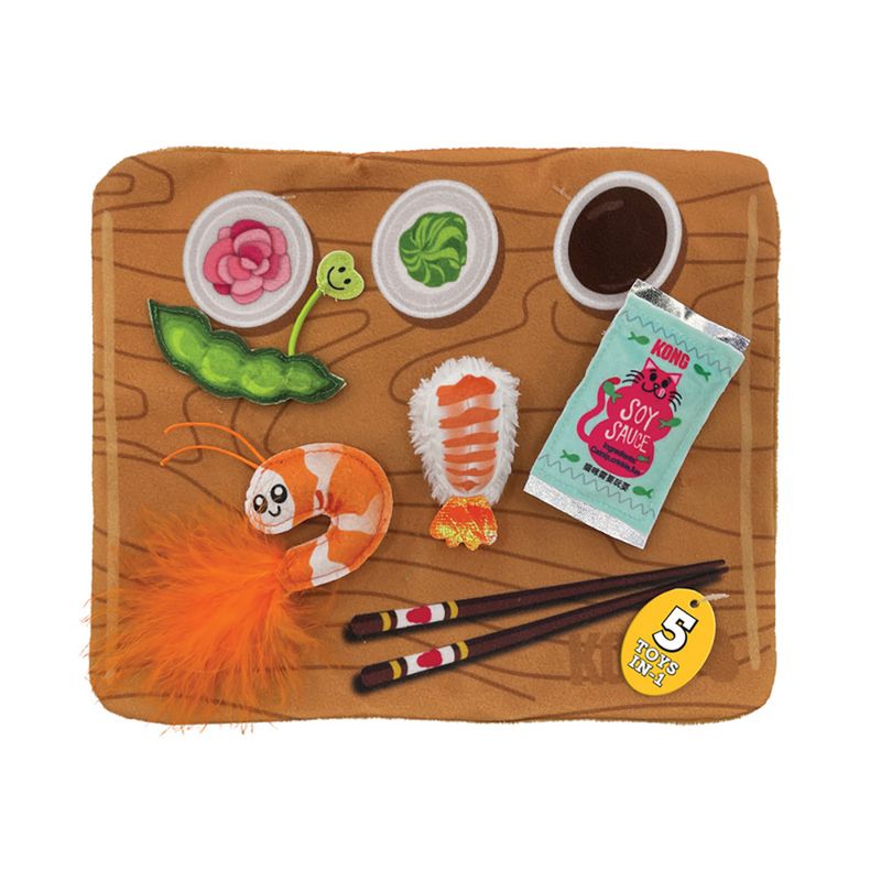 KONG Pull-A-Partz Katzenspielzeug Sushi zu TOP-Preisen | bitiba %