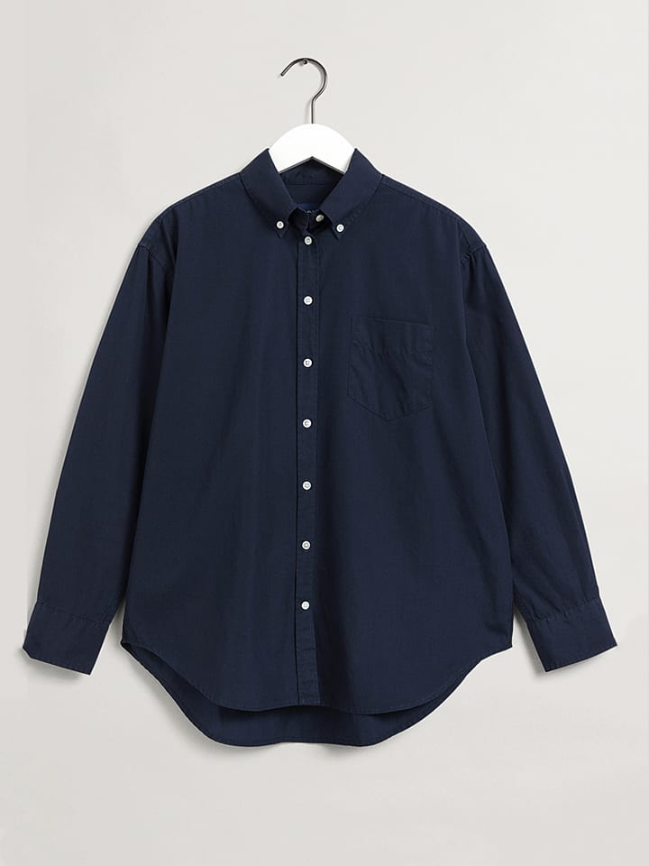 Gant Hemd in Dunkelblau günstig kaufen