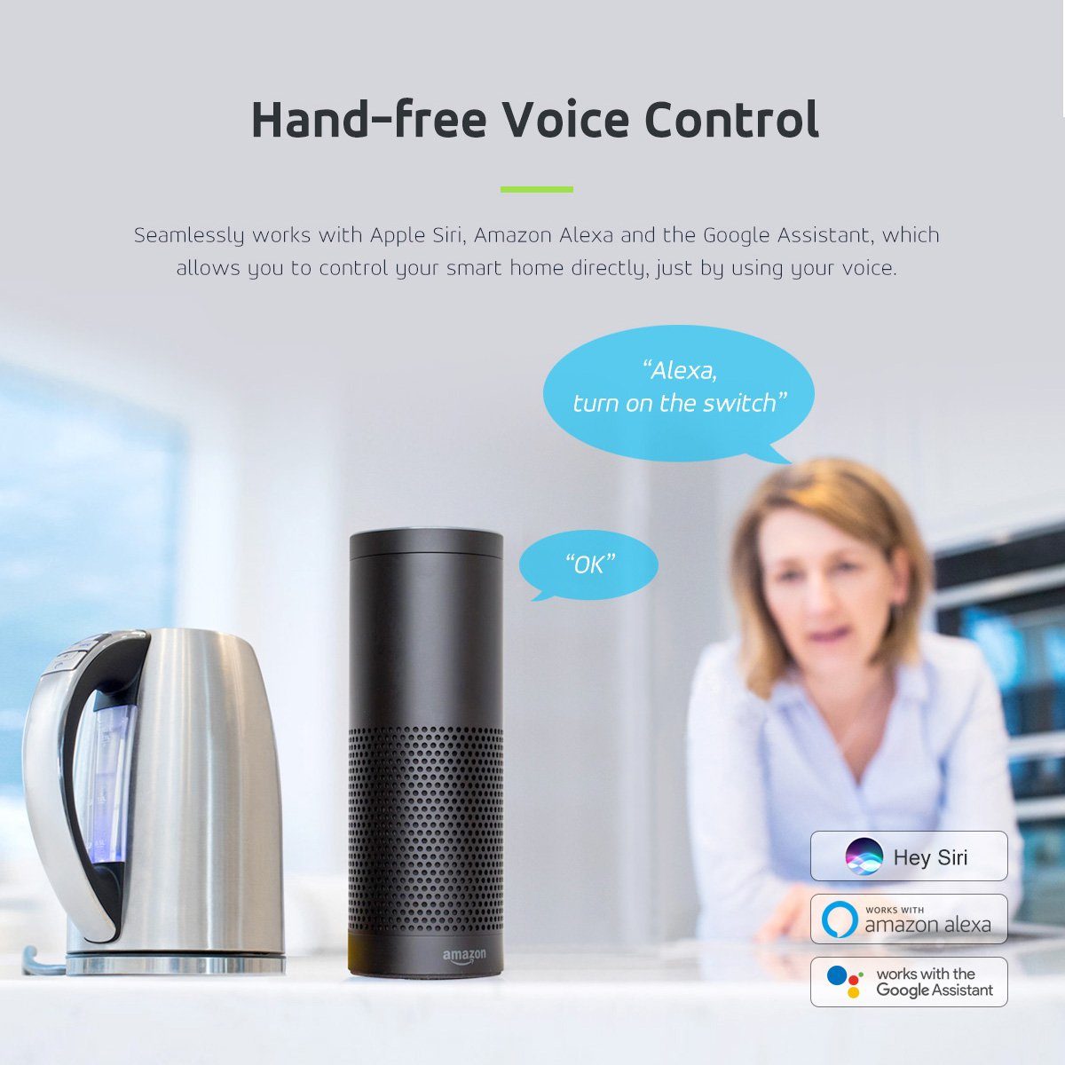 GreenBlue Steckdose GB705, Intelligente WiFi-Steckdose