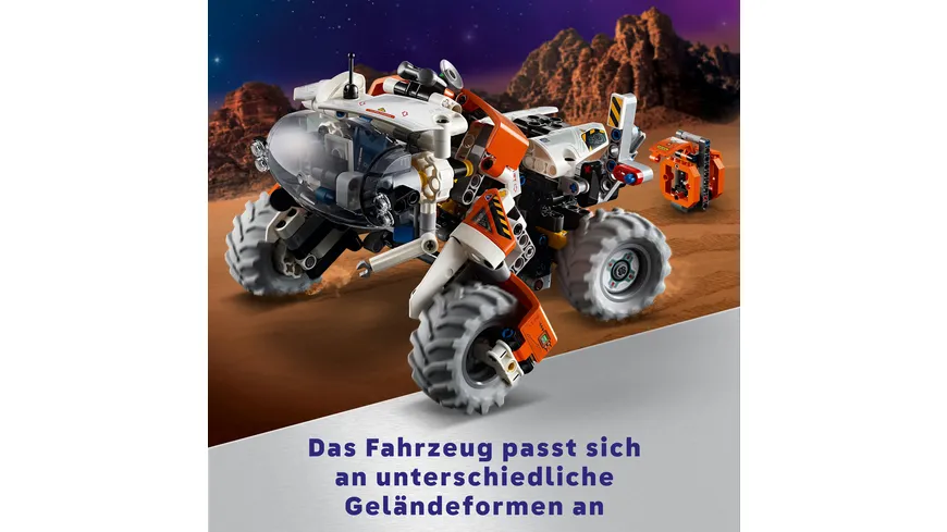 LEGO 42178 ǀ Technic Weltraum Transportfahrzeug LT78, Spielset für Abenteuer im Weltraum