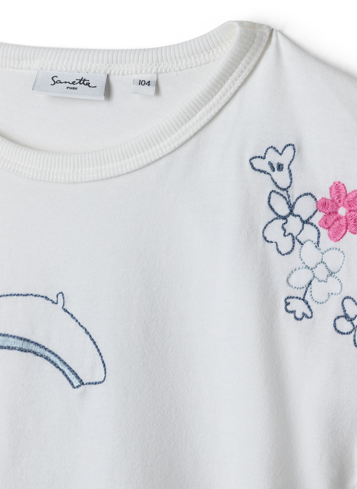 Mädchen T-Shirt Off-White