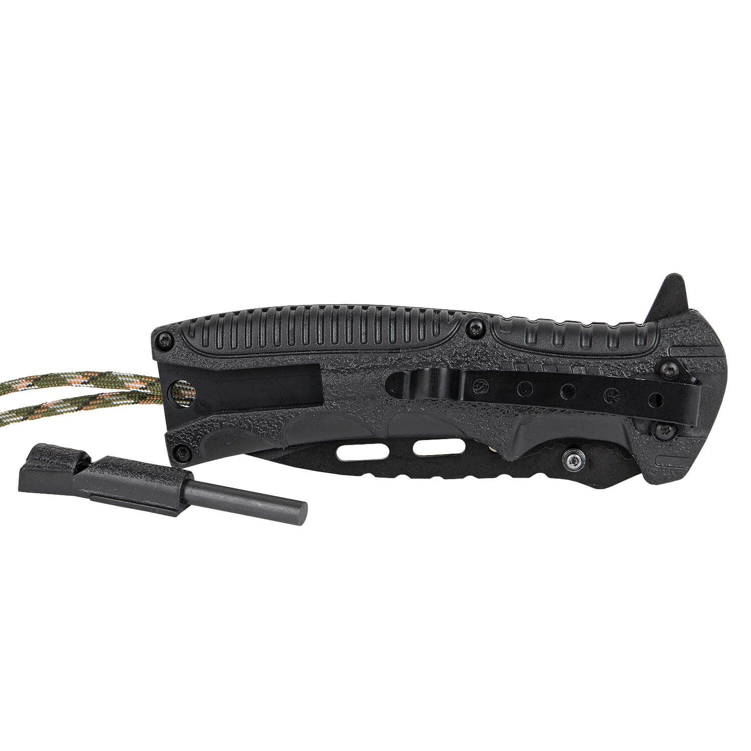 Einhandmesser Paracord mit Fire Starter