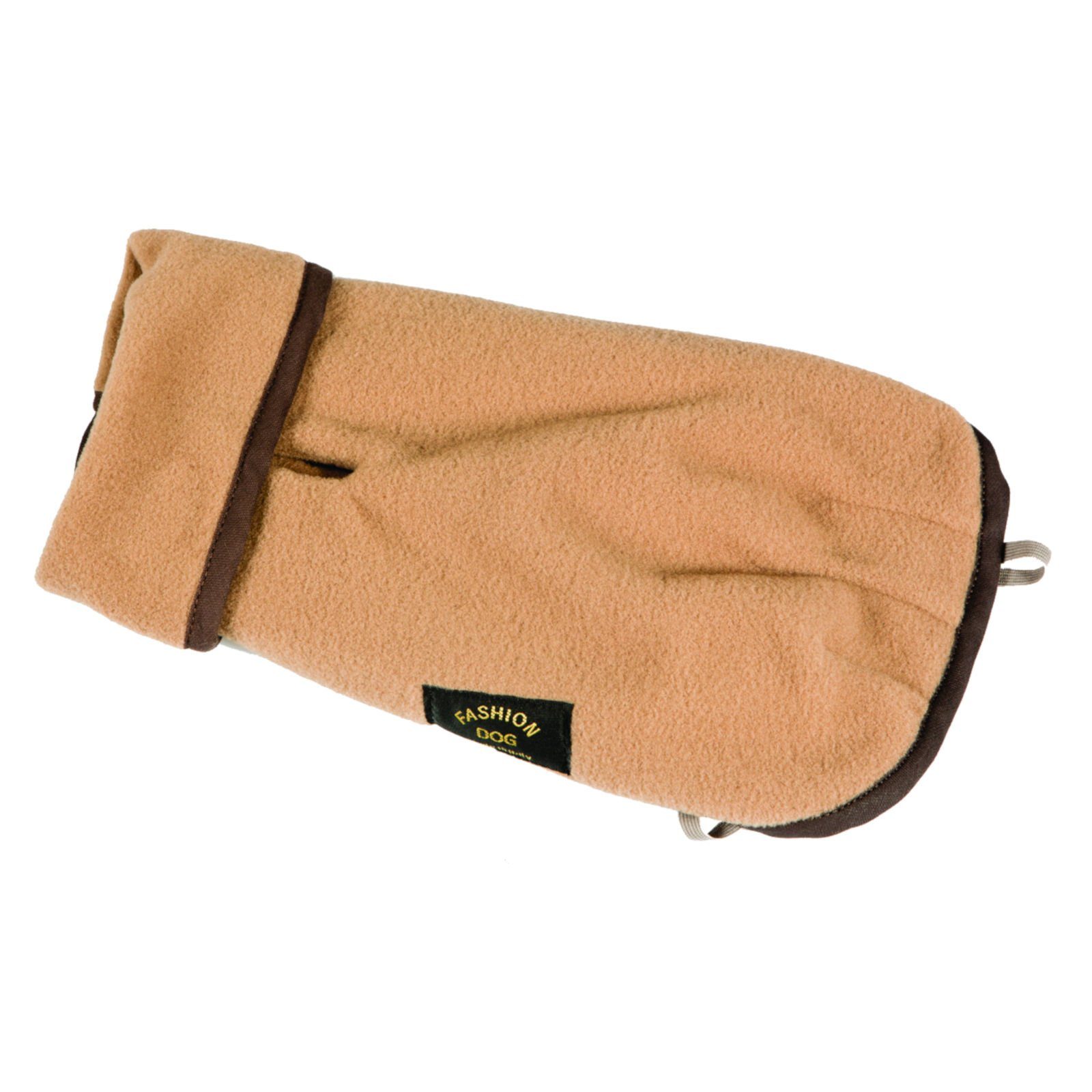 Fashion Dog Hundemantel Fleece-Hundemantel - Camel-Beige
