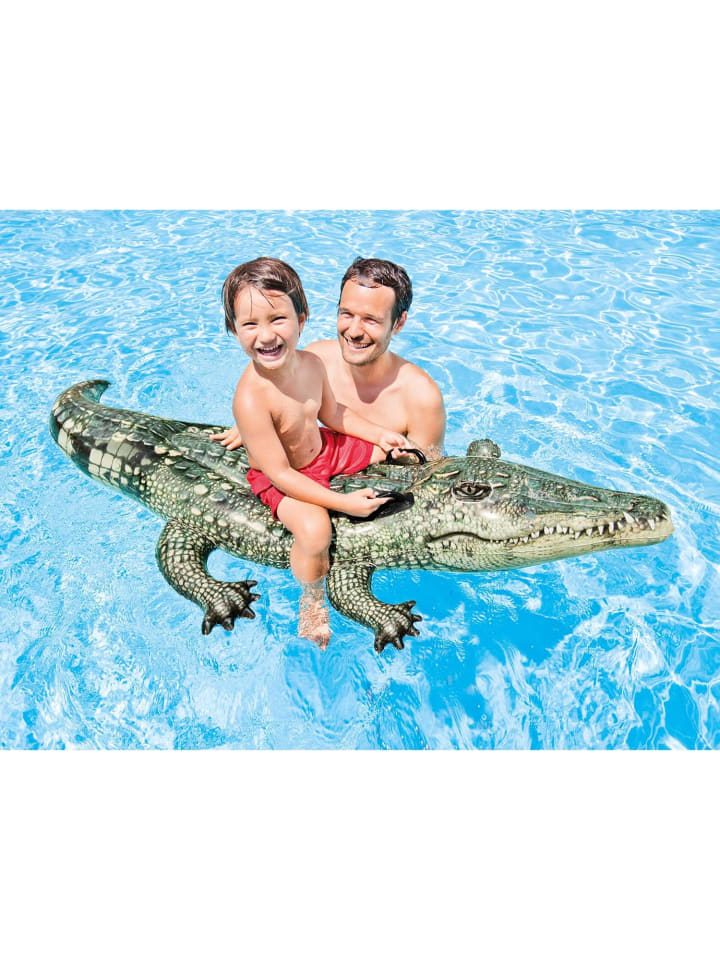 Intex Schwimmtier realistisches Krokodil 170x86cm in grün günstig kaufen onesize