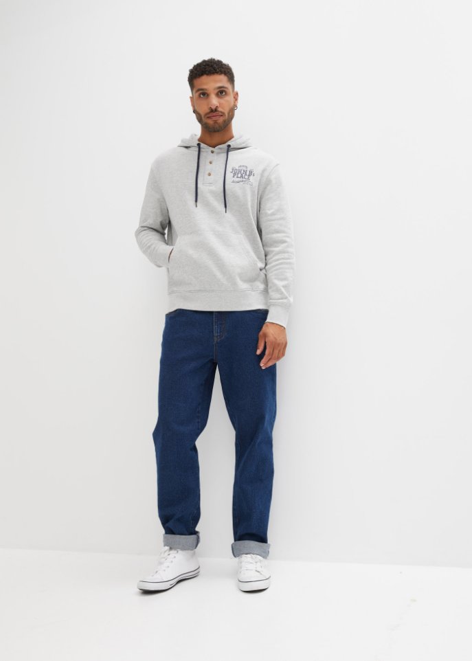 Kapuzensweatshirt mit recyceltem Polyester