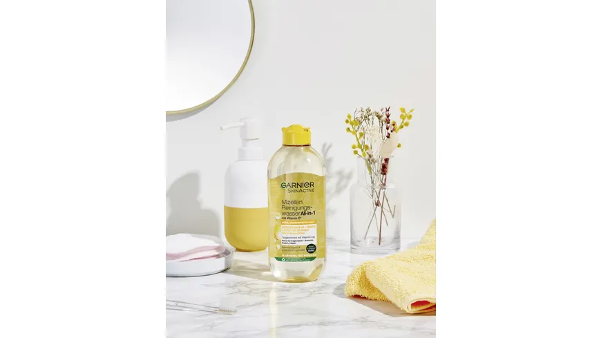 Garnier Skin Active Mizellen Reinigungswasser Vitamin C für müde Haut 400 ml