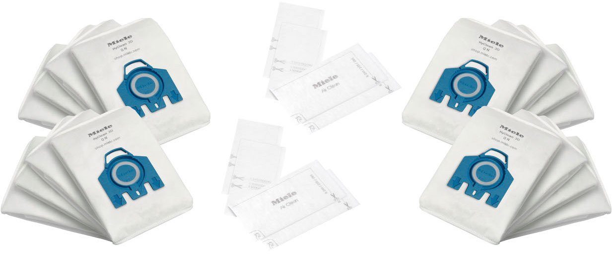 Miele Staubsaugerbeutel XXL-Pack GN Hy Clean 3D, passend für Miele, 16er- Pack