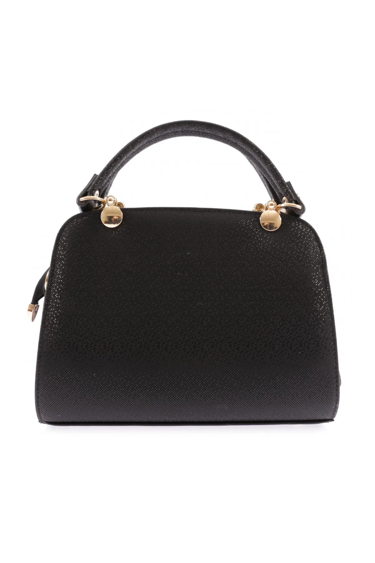 DGN  3237 Schwarze Mosaik-Schulter- und Handtasche für Damen