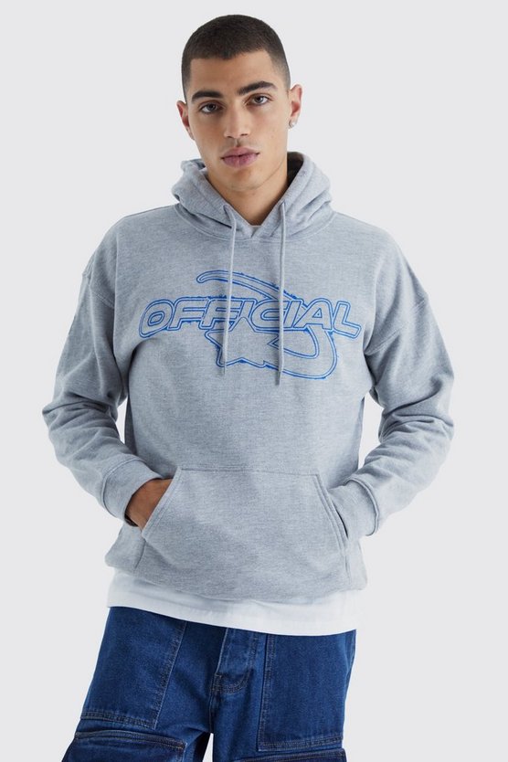 Oversize Hoodie mit Official Star Print