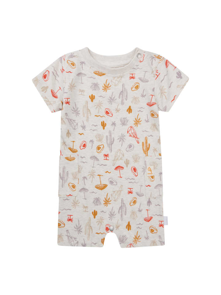 Noppies Strampler Orebro in Tropical pattern Off white günstig kaufen