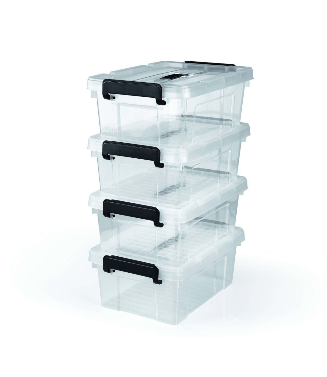 4er Set Aufbewahrungsboxen 12L EASYmaxx