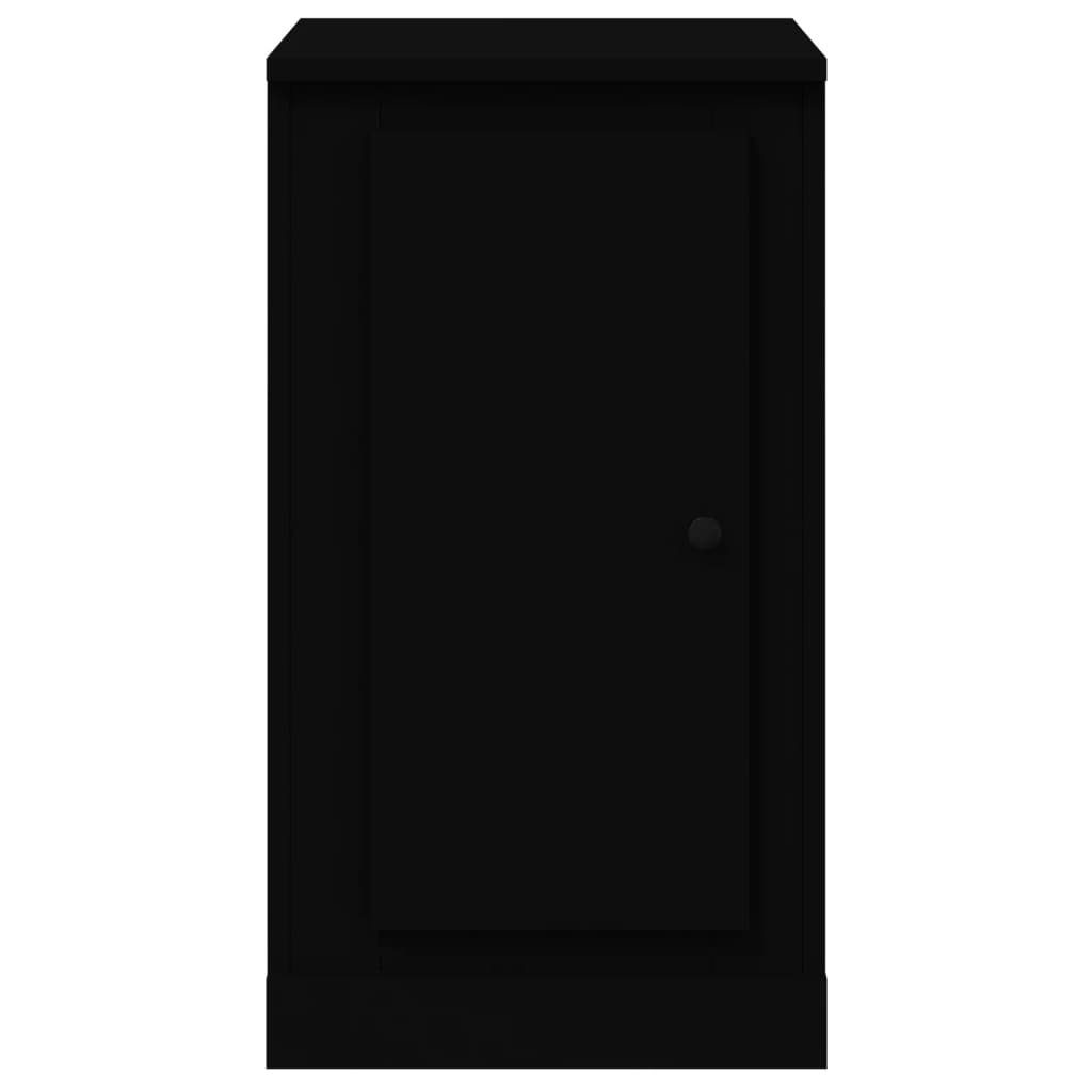 vidaXL Anrichte Sideboards 2 Stk Schwarz 37,5x35,5x67,5 cm Holzwerkstoff Kommode