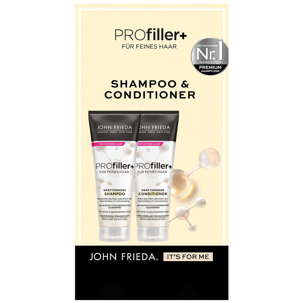 John Frieda Profiller+ Shampoo & Profiller+ Conditioner Vorteils-Set