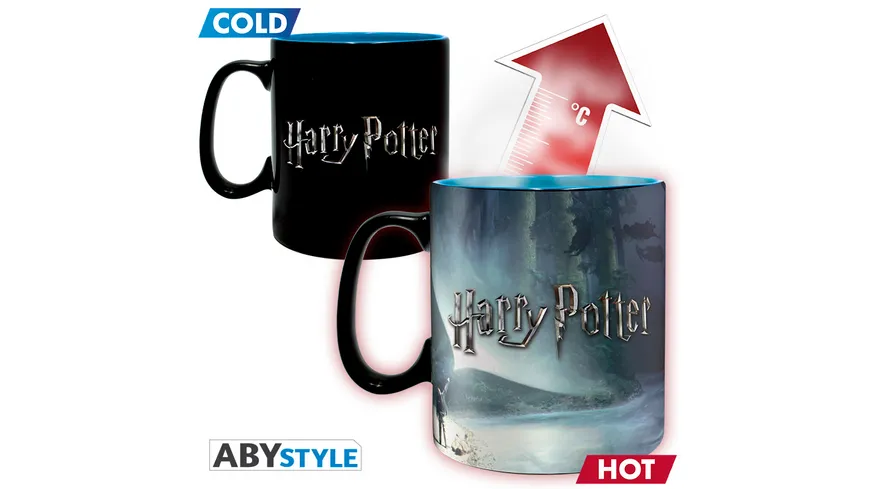 Harry Potter Patronus Thermoeffekt Tasse
