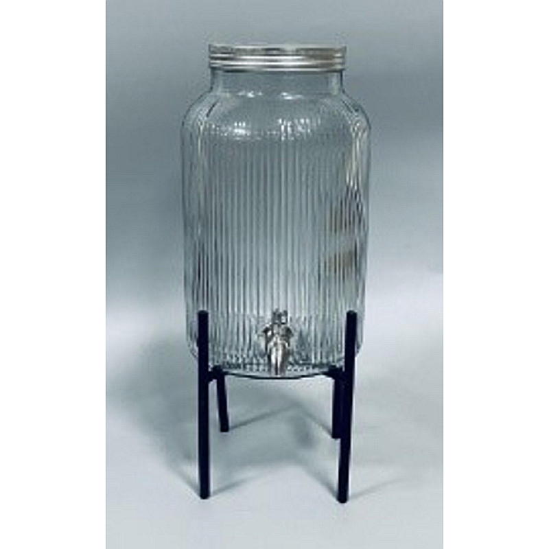 Cuisine Drikkedispenser 6 l glass m/kran
