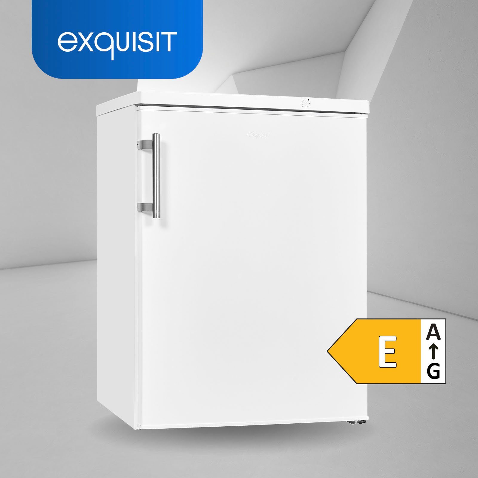 exquisit Gefrierschrank GS18-H-170E weiss, 85,0 cm hoch, 60,0 cm breit
