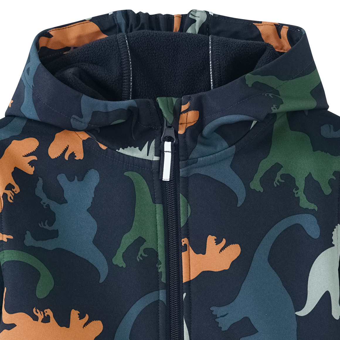 Jungen Softshelljacke mit Kapuze