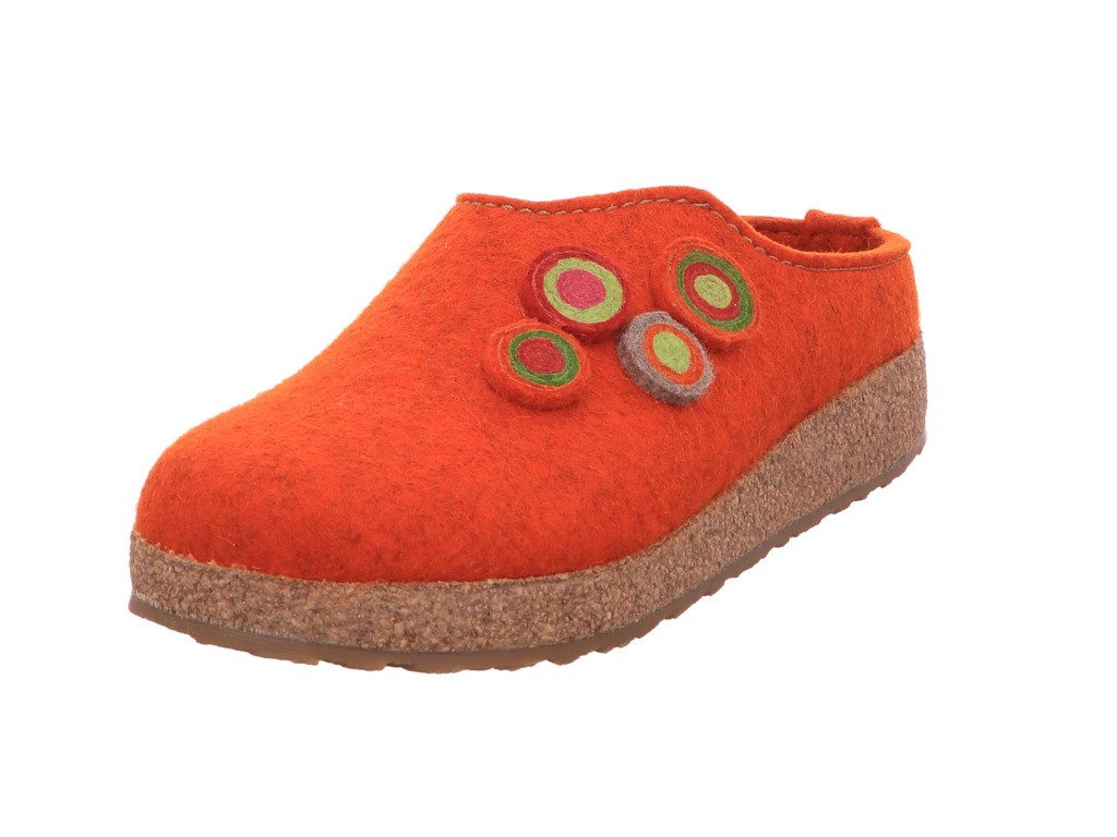 HAFLINGER Hausschuhe orange