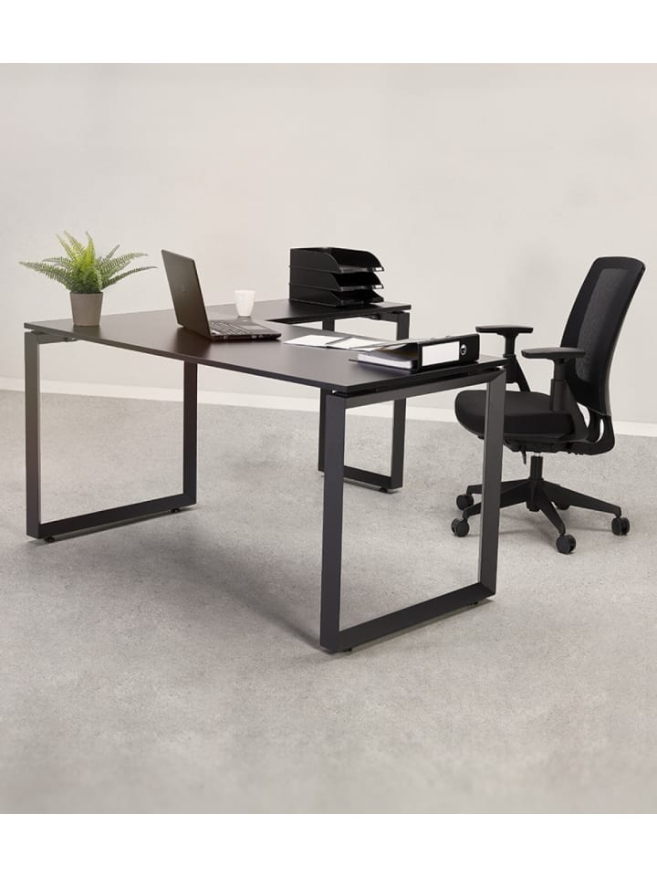 KADIMA DESIGN Schreibtischbank BAKUS SQUARE | Modernes Design in Schwarz günstig kaufen