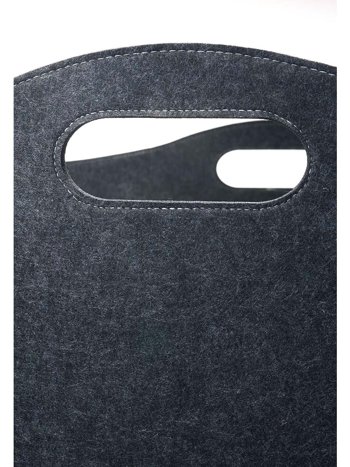 kobolo Kaminholzkorb FELTWOODBIN0 in Grau günstig kaufen onesize