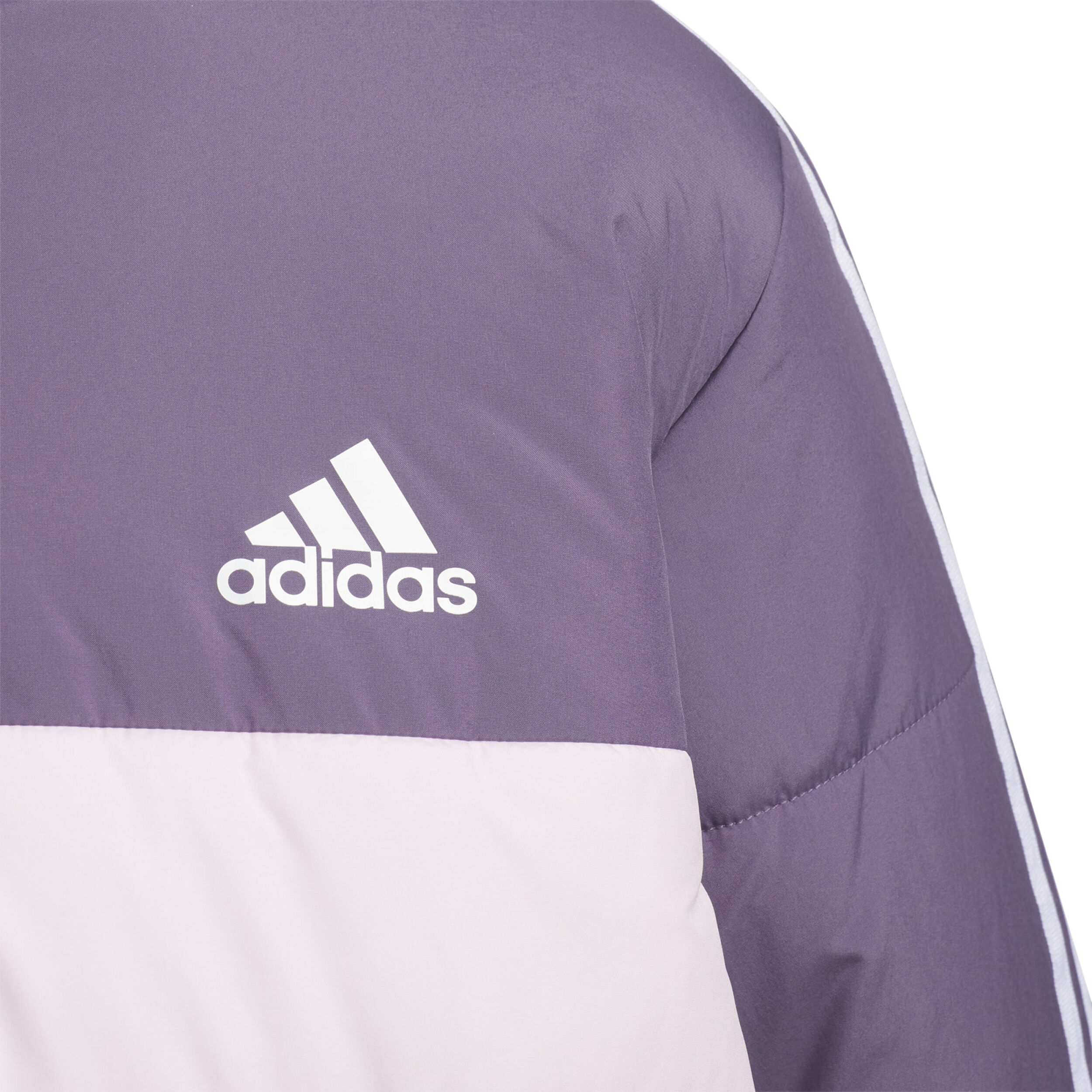 Color Block Padded Trainingsjacke Mädchen - Lila, Flieder