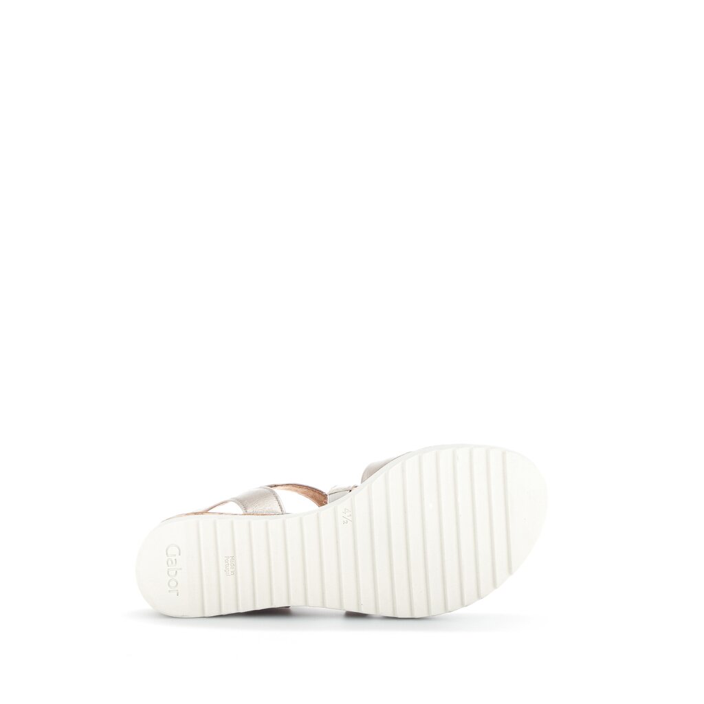 Gabor comfort Keilsandalette beige