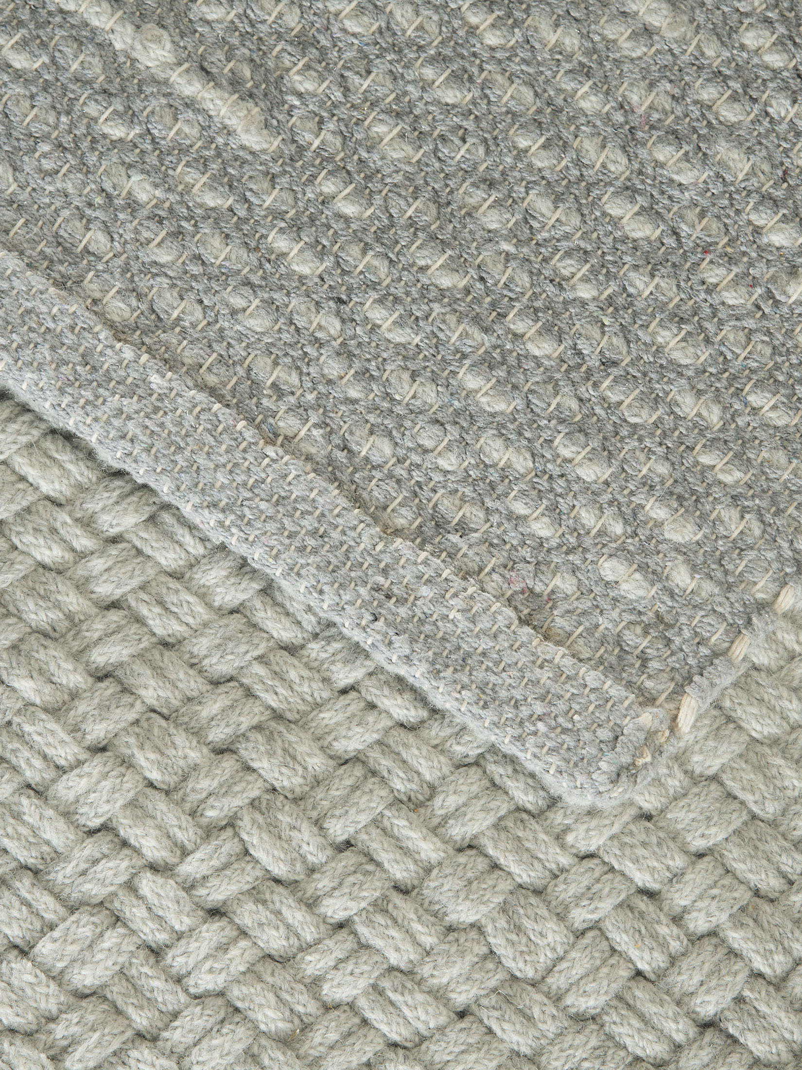 Aarbogen Woll-Teppich, Light Grey