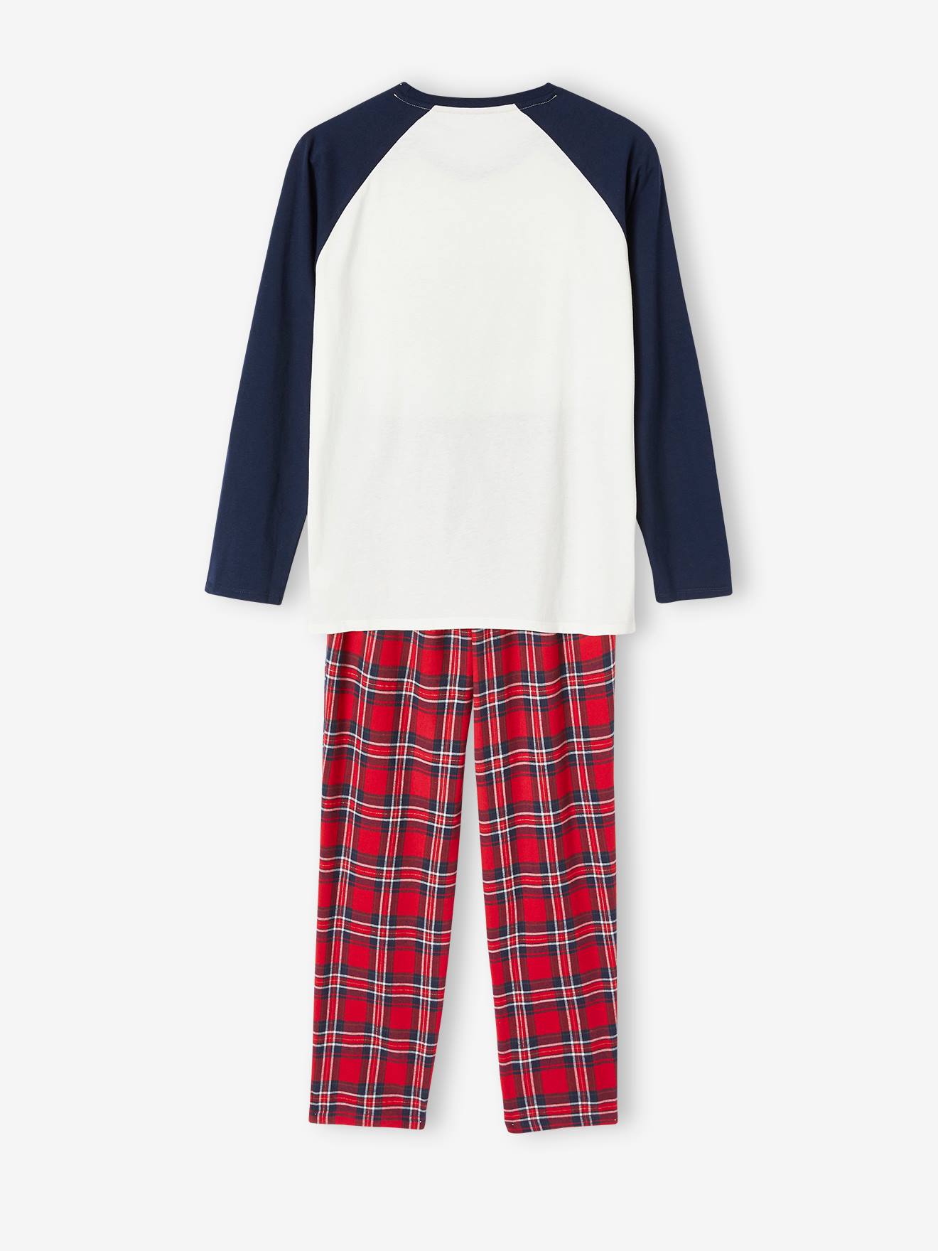 Pyjama de Noël homme capsule famille écru