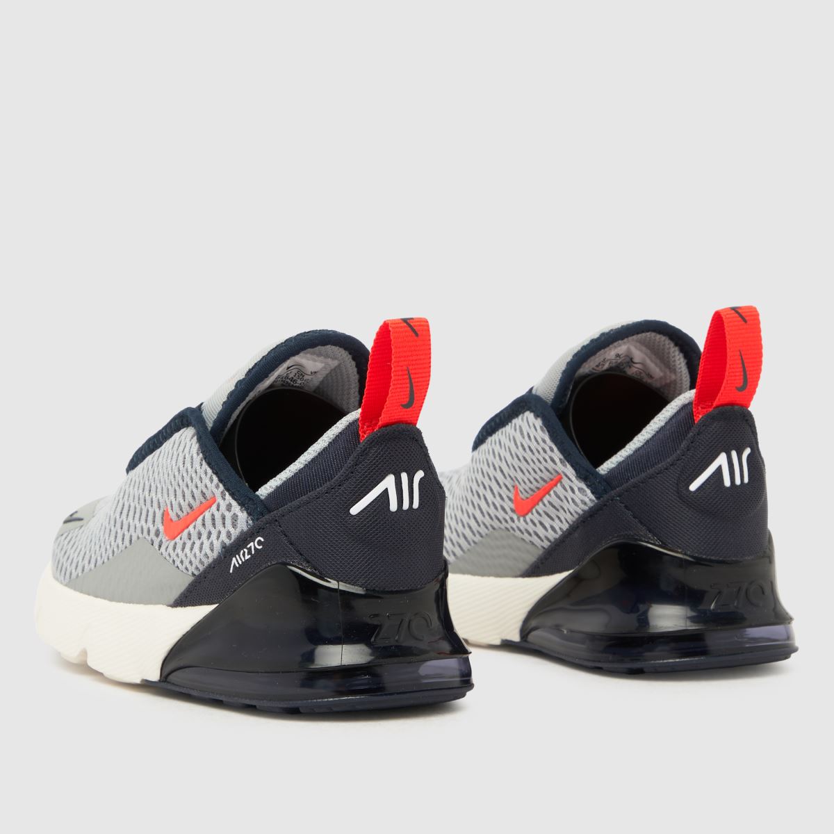 Nike marinblå och grå Air Max 270 Pojkar Småbarnsskor