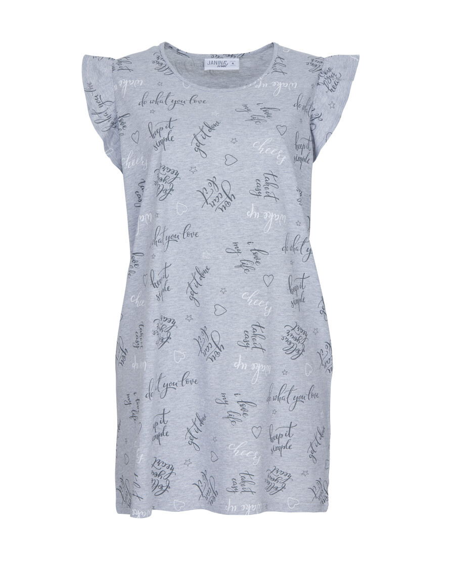 Graues Bigshirt