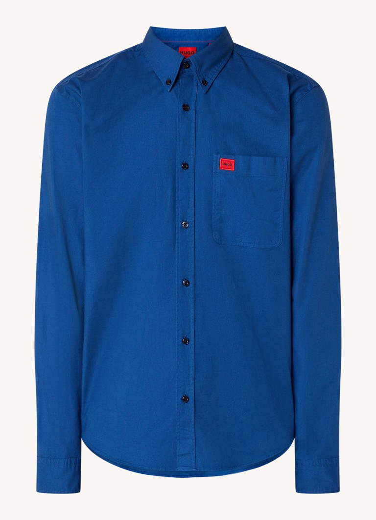 Slim fit srajca HUGO BOSS Evito z vezenim logotipom