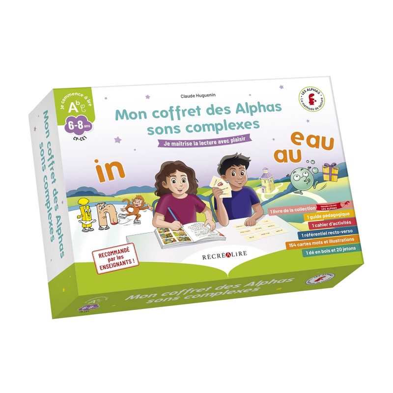 Coffret Mon coffret des Alphas sons complexes - Récréalire