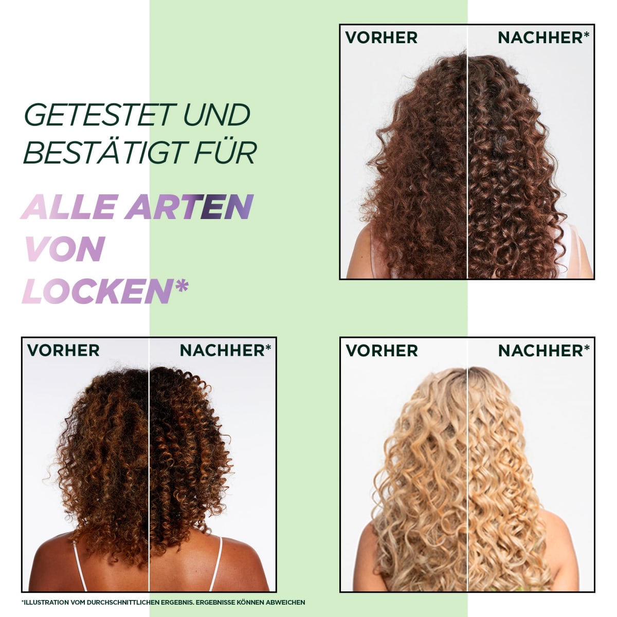 Haarmaske Locken Methode Feuchtigkeit, 370 ml
