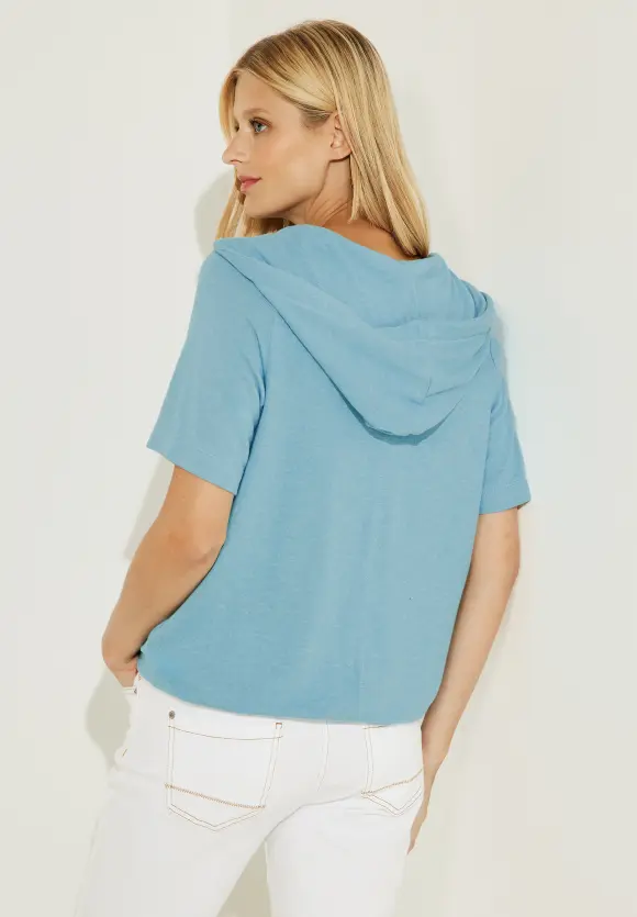 CECIL Kapuzenshirt in Melange