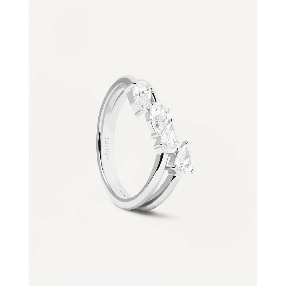 P D Paola Bague pour femme 925 Argent argent Bague
