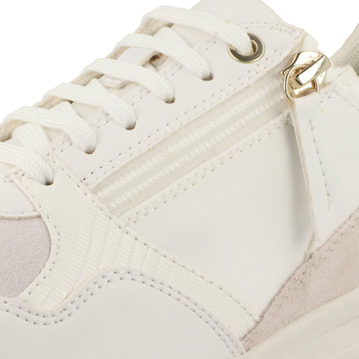 Geox D Bulmya B Sneaker Low weiss