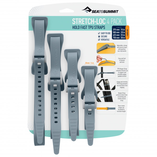 Sea to Summit - Stretch-Loc Set 4-Pack - Spanngurt