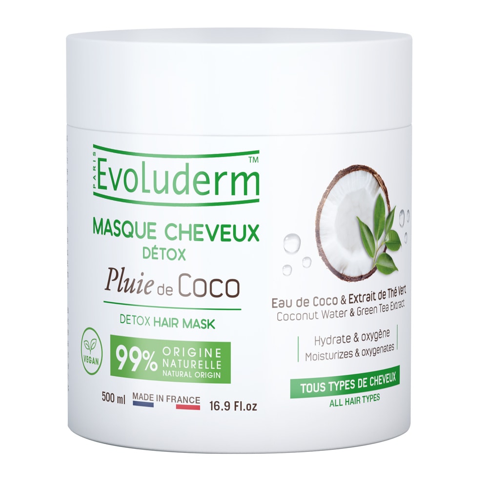 evoluderm Pluie de Coco Masque Cheveux Pluie de Coco 500ml