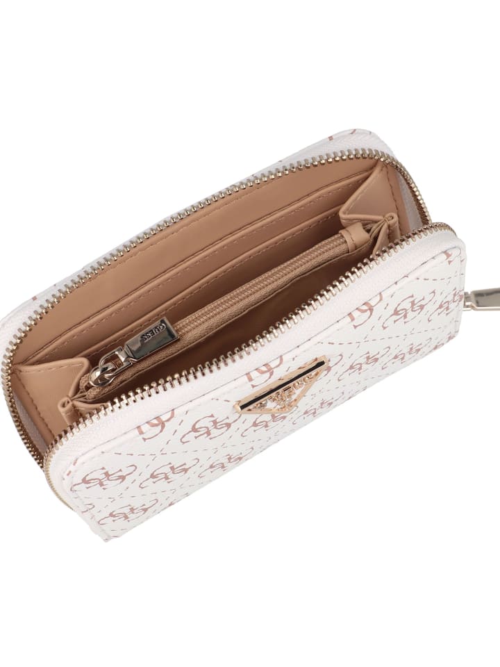 Guess Eco Carly Geldbörse 14 cm in cream logo günstig kaufen onesize